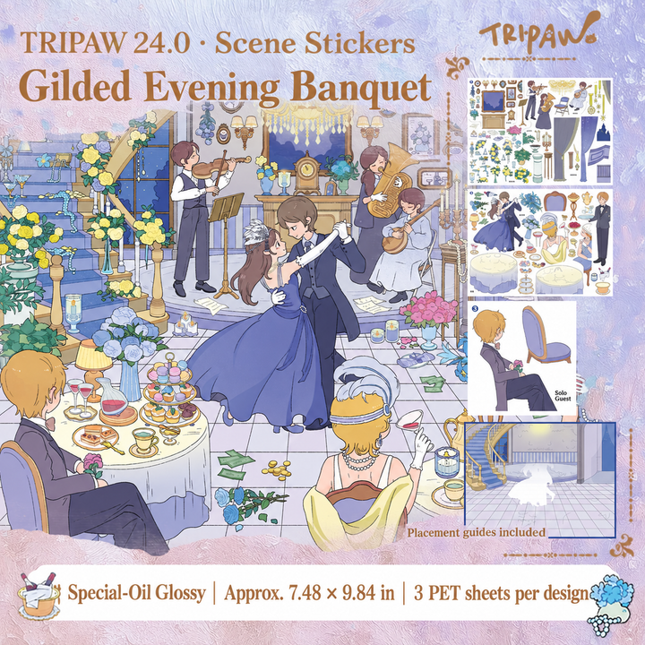 Gilded Evening Banquet — Special-Oil Glossy