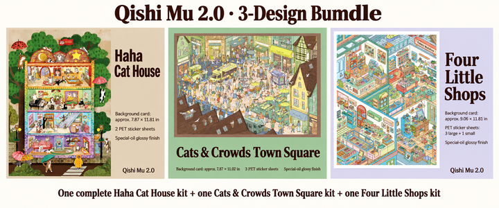 Haha Cat House, Cats & Crowds and Four Little Shops