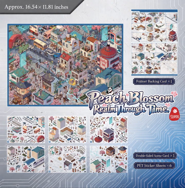 Peach Blossom Realm Through Time — Oversized Edition