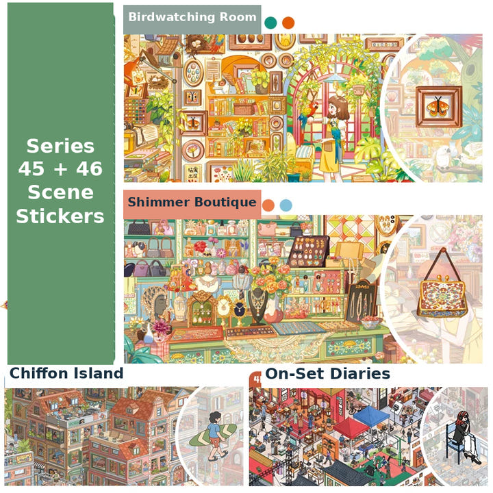 Boutiques, Birds & Chiffon Island
