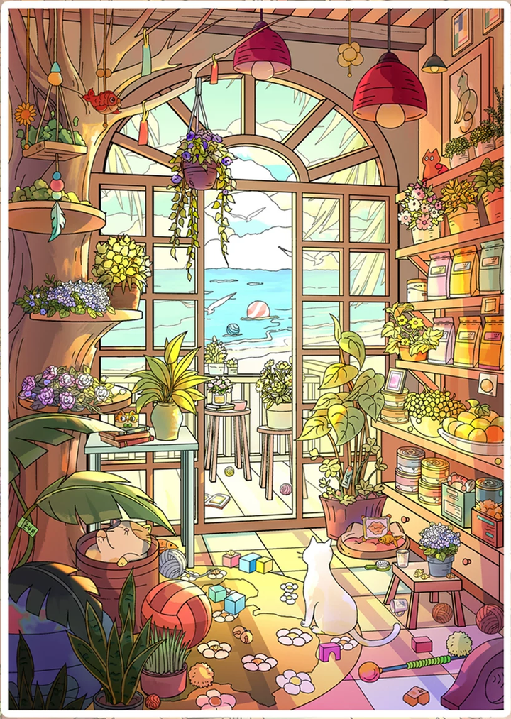 Sunlit Cat Retreat
