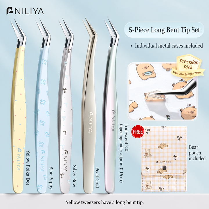 NILIYA Precision Sticker Tweezers & Tool Sets