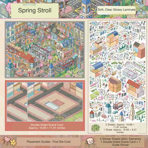 Spring Stroll — Glossy Laminate