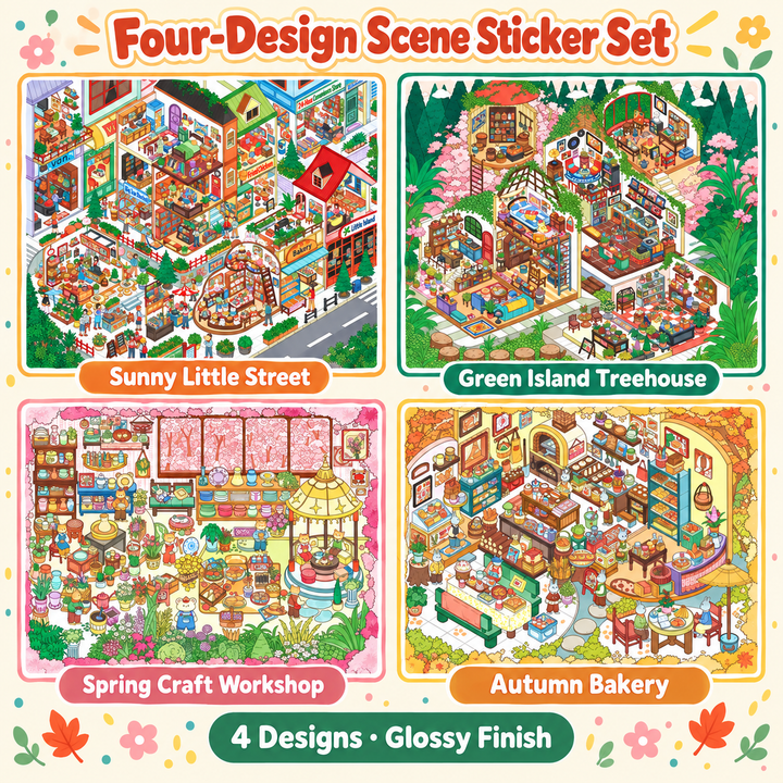 Sunny Streets, Treehouses & Seasonal Shops