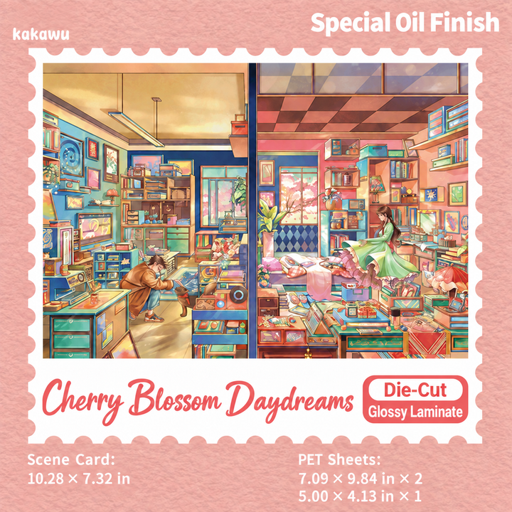 Cherry Blossom Daydreams — Glossy Laminate