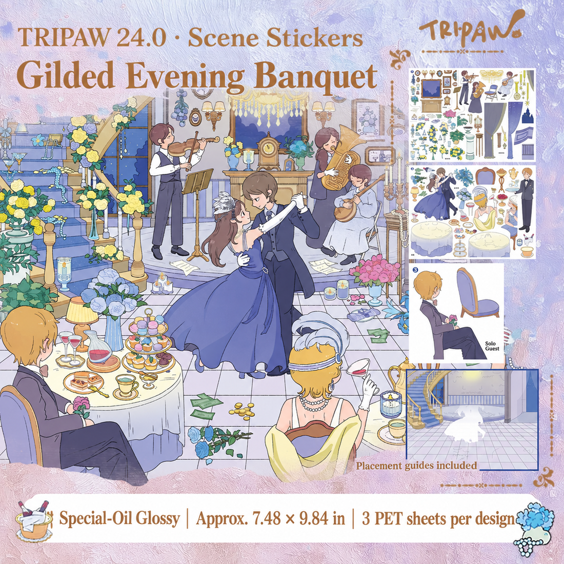 Gilded Evening Banquet — Special-Oil Glossy