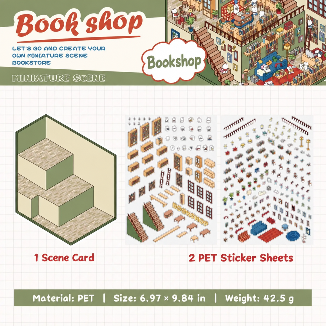 Bookstore — Three-Level Scene House