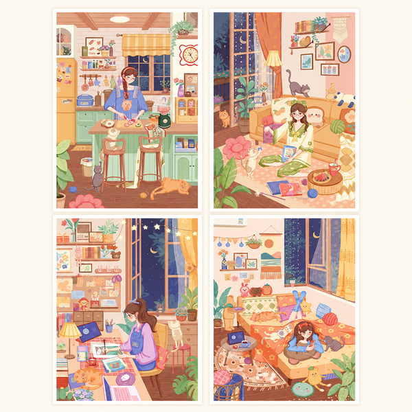 Home Life Diary — 4 Scenes