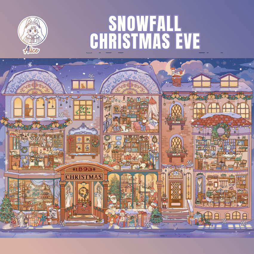 Single design — Snowfall Christmas Eve