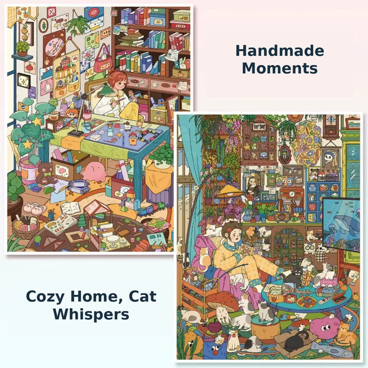 Cozy Cats & Handmade Moments