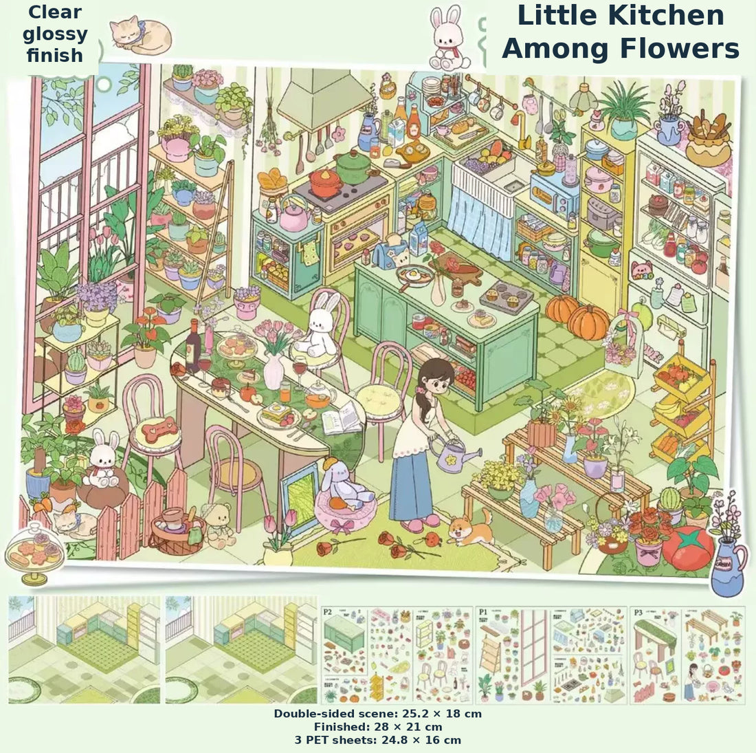 Little Kitchen Among Flowers