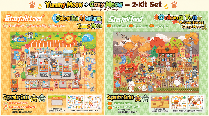 Yummy Meow & Cozy Meow