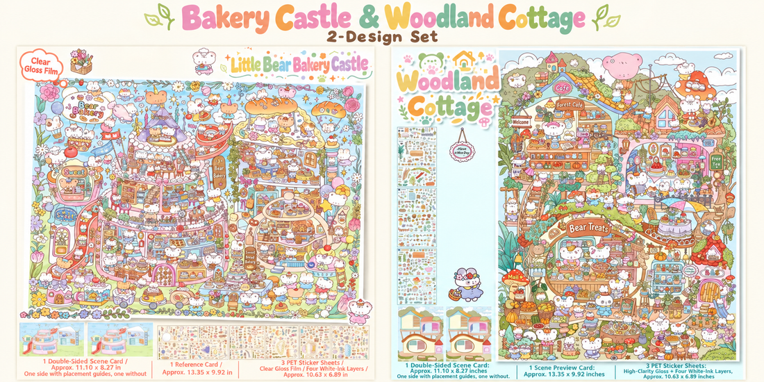 Bakery Castle & Woodland Cottage — 2 Designs