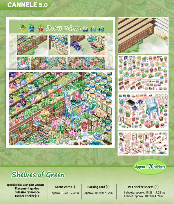 Shelves of Green