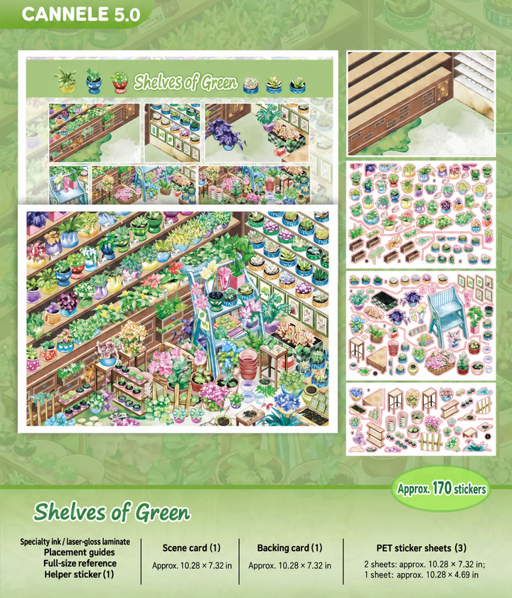Shelves of Green
