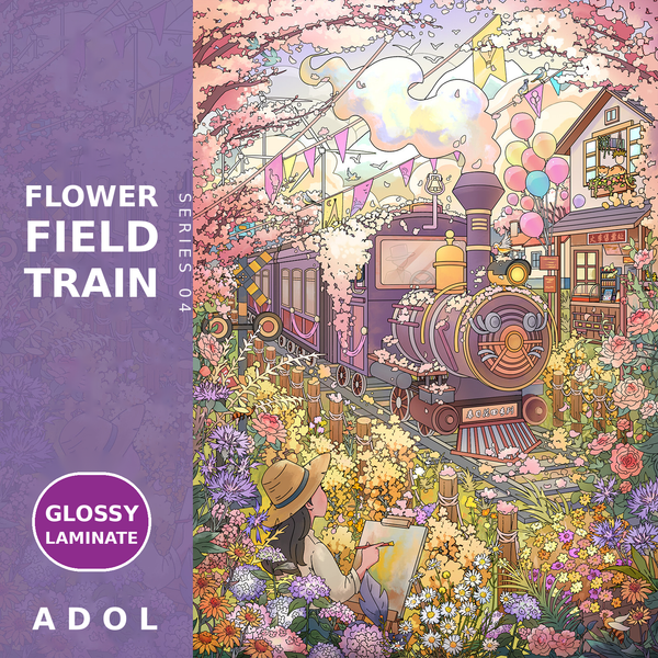 Flower Field Train