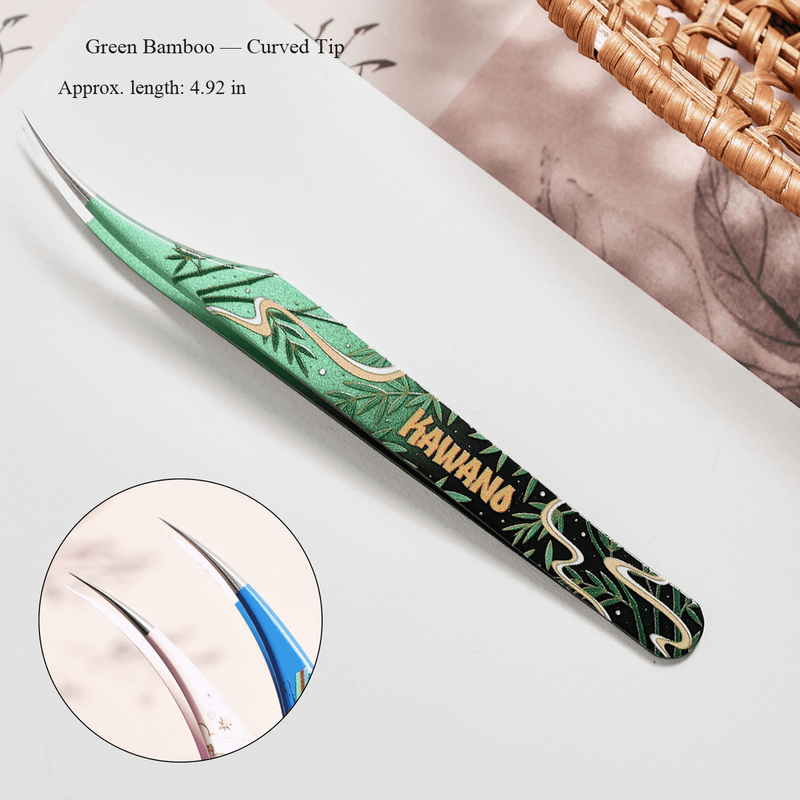 KAWANO Decorative Curved-Tip Sticker Tweezers