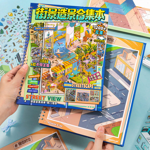 Sticker book — 6 scenes