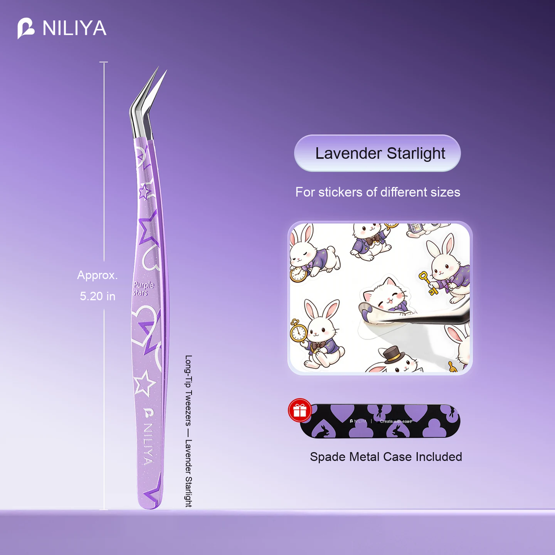 Lavender Starlight — Long Tip