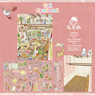 BB Duck — Cat Apartment & Everyday Worlds Scene Stickers