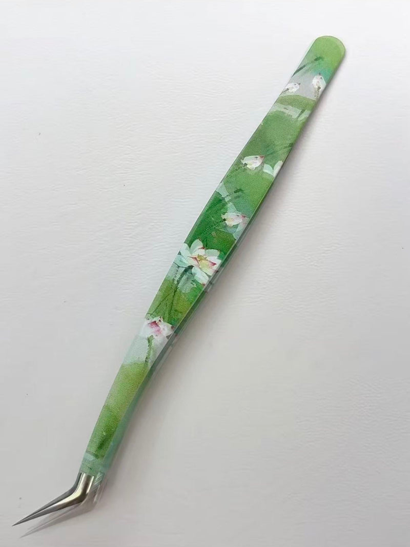 Bamboo & Lotus Sticker Tweezers