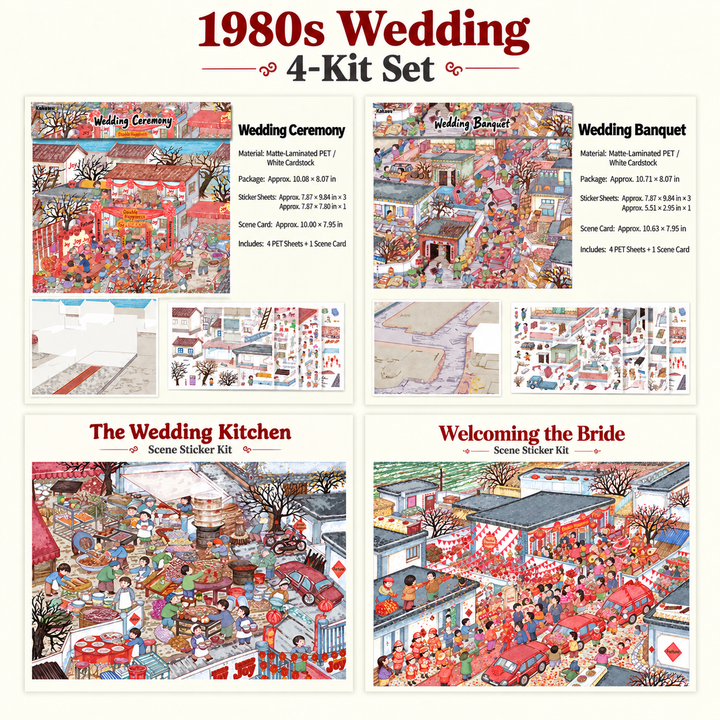 1980s Wedding