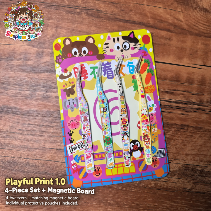 Playful Print 1.0 Sticker Tweezers