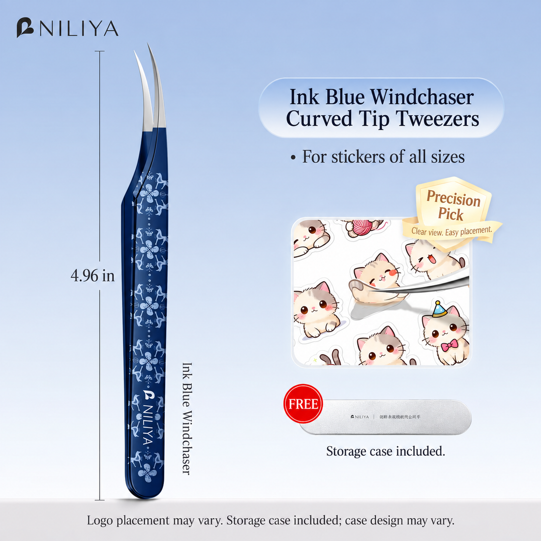 Ink Blue Windchaser - Curved Tip